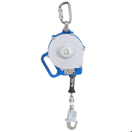 3M Dbi-Sala Sealed-Blok Self Retracting Lifeline, 30 ft. Length, Carabiner, Stainless Steel, 1 Leg(s) 3400133