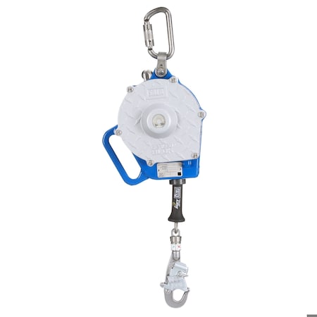 3M Dbi-Sala Sealed-Blok Self Retracting Lifeline, 30 ft. Length, Carabiner, Steel, 1 Leg(s) 3400144