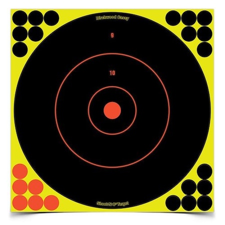 BIRCHWOOD CASEY Targets, 12" Bulls-Eye Target, PK500 BC-34080