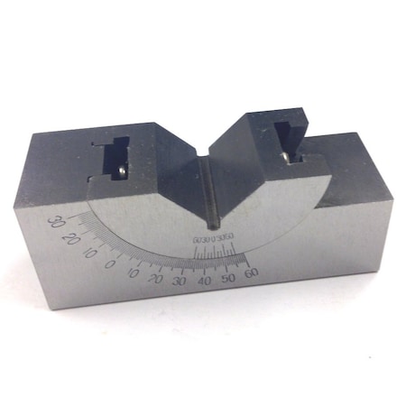 Hhip 1 X 1-1/4 X 3" 0-60 Degree Precision Angle Block 3402-0010