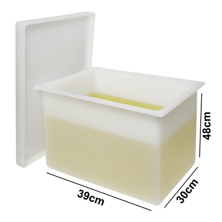 Bel-Art Bel-Art Scienceware 57 L (15 gal.) Heavy Duty LDPE Rectangular H34085-0000