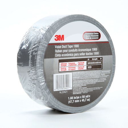 3M VlueDctTp1900Slvr, 1.88nx50yd5.8m, PK24 1900
