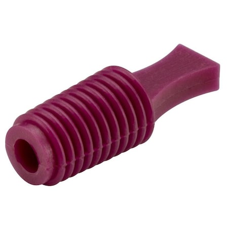 Caplugs Silicone Flangeless Plug, Yellow, PK250 UFP00406