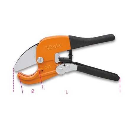 Beta Ratchet-Type Shear For Plastic Pipe 003420030