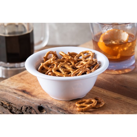 Carlisle Foodservice Melamine Rim Nappie Bowl, 10 oz., Wht, PK24 3303802