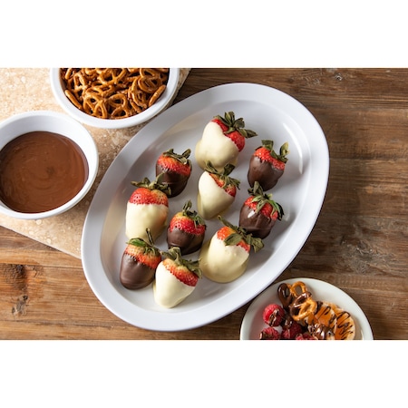 Carlisle Foodservice Melamine Plttr Tray, 13.5x9.75", Wht, PK12 KL12602