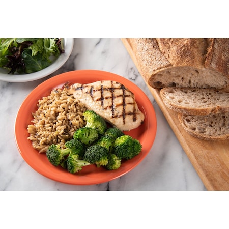 Carlisle Foodservice Melamine Dinner Plate, 9", Orang, PK48 4350152