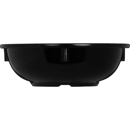 Carlisle Foodservice Melamine Nappie Bowl, 10 oz., Blk, PK48 KL11803
