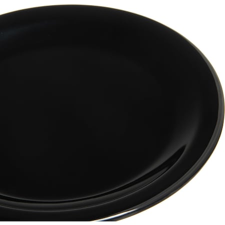 Carlisle Foodservice Melamine Pie Plate, 6.5", Blk, PK48 KL20403