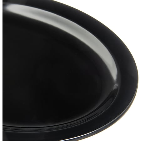 Carlisle Foodservice Melamine Platter Tray, 12"x9", Blk, PK12 KL12703