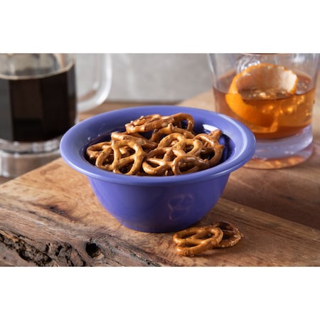 Carlisle Foodservice Melamine Rim Nappie Bowl, 10 oz., Blu, PK24 3303814