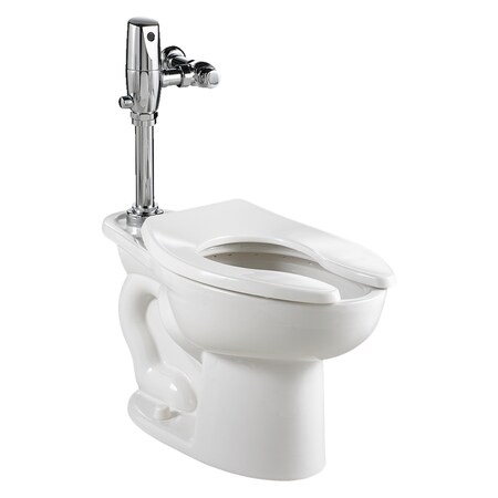 American Standard Madera SysSelec Batt Fv-Ec 1.1, 1.1 gpf, Flushometer, Floor Mount, Elongated, White 3451.511.020