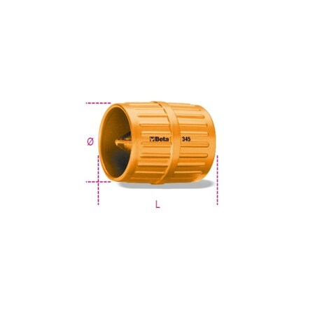Beta Pipe Reamer, Metal Body, 58mm 003450001