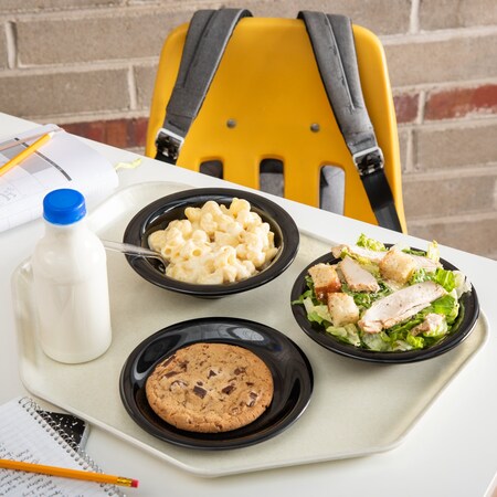 Carlisle Foodservice Fbrgl Tray Trapezoid, 18x14", Natural, PK12 1713FG003