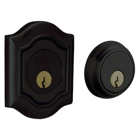 Baldwin Estate Satin Black Deadbolts 8238.190