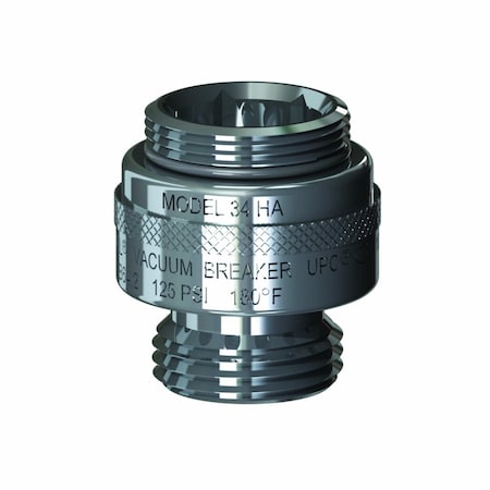 Woodford Manufacturing Outlet Chrome Single-Check Vacuum Brkr, 34HA-CH