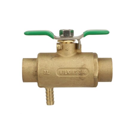 Wilkins Full Port Brass Ball Valve 34-Bvecxlc-12 34-BVECXLC-125BF
