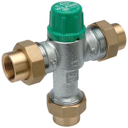Wilkins Aqua-Gard Thermostatic Mixing Valve 34- 34-ZW1070XLC