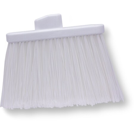 Carlisle Foodservice Med-Duty Angle Broom Head, 12", Wht, PK12 36867EC02