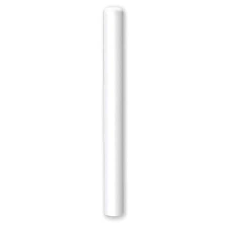Post Guard Post Sleeve, 8-7/8" Dia, 72" H, White 3504N
