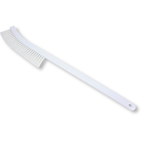 Carlisle Foodservice Wand Brush w/Poly Bristles, 24", Wht, Package Quantity 12, White, Polypropylene, 12 PK 41198EC02