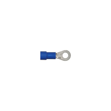 Disco Blue Vinyl 16-14 WireTerminal No 8 Stud Size Ring Type PK100 3518PK