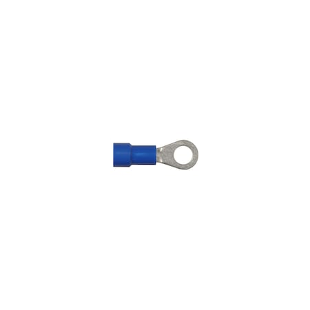 Disco Blue Vinyl 16-14 WireTerminal No 10 Stud Size Ring Type PK100 3519PK