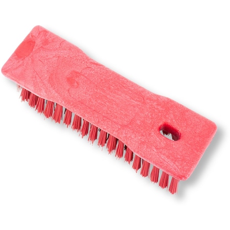 Sparta 2.5 in W Hand Scrub Brush, Red, Polypropylene 42024EC05