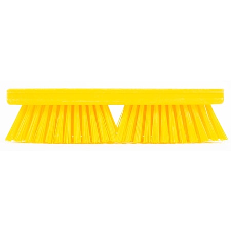 Sparta 2.5 in W Deck Scrub, Yellow, Polypropylene 41722EC04