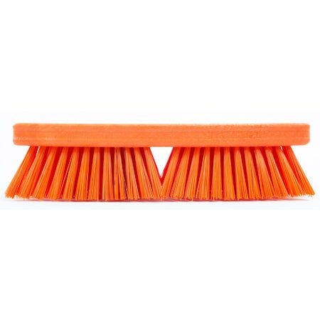 Sparta 2.5 in W Deck Scrub, Orange, Polypropylene 41722EC24