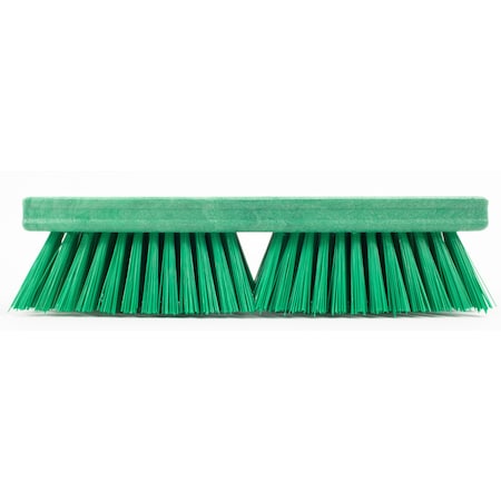 Sparta 2.5 in W Deck Scrub, Green, Polypropylene 41722EC09