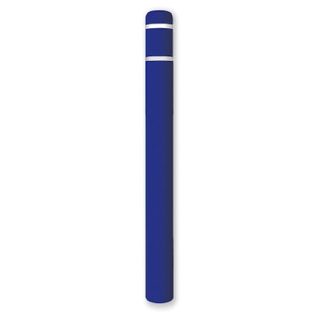 Post Guard Post Sleeve, 7" Dia, 60" H, Royal Blue/W CL1386ROYBLWT