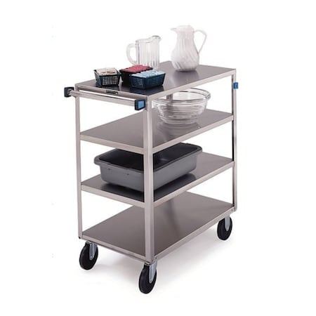 Lakeside Stainless 4 Shelf Banquet Cart;All Edges Down, 500 lb Capacity, 18"x31" 353