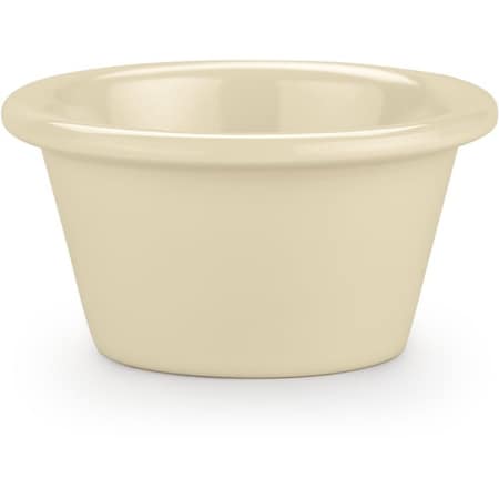 Carlisle Foodservice Melamine Smooth Ramekin, 2 oz, Bone S85242