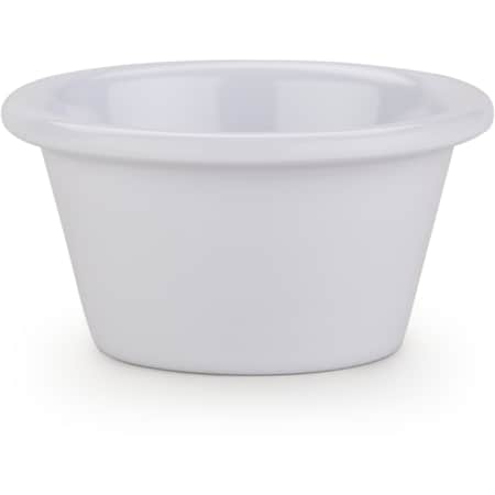 Carlisle Foodservice Melamine Smooth Ramekin, 2 oz, White S85202