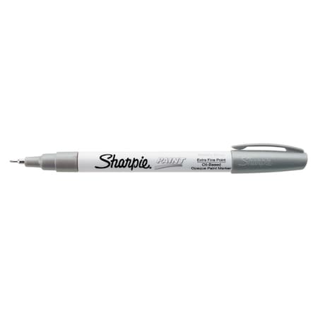 Sharpie Perm Marker, Extra Fine Point, Silver Ink 35533