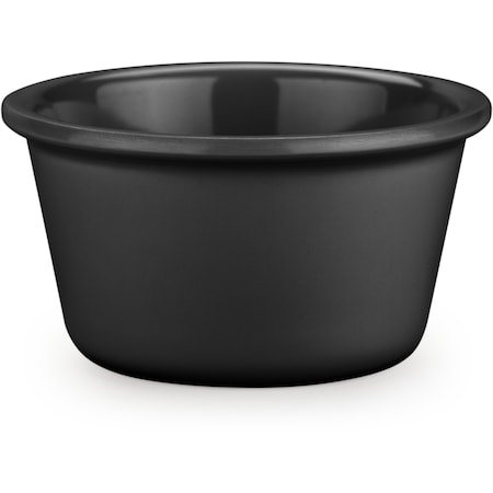 Carlisle Foodservice Melamine Smooth Ramekin, 4 oz, Black S28303
