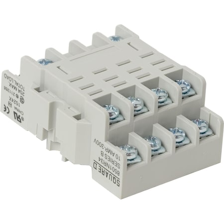 Square D Plug in relay, Type N, relay socket, 14 blade, for 8510R relays, bulk packaged 8501NR34B