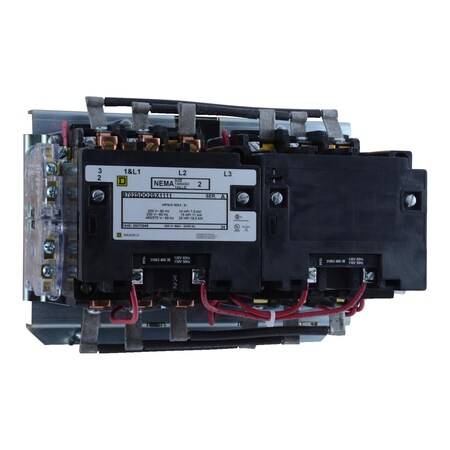 Square D Reversing Contactor, Size 2, 3-Pole, Hor 8702SDO2V03