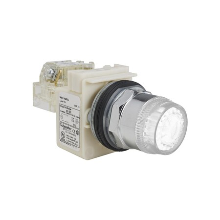 Square D Clear illuminated pushbutton 0 30-proj 9001K2L1C