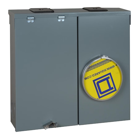 Square D Meter Main, CM, 0 Spaces, 200A, Main Lug, 1 Phase CM200S