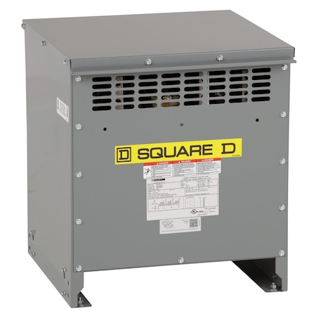 Square D Low Voltage Distribution Transformer, 15 kVA, 120/208V AC, 480V EXN15T3H
