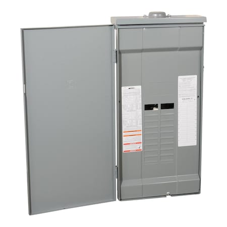 Square D Load Center, HOM, 20 Spaces, 225A, 120/240V AC, PoN Convertible Main Lug, 1 Phase HOM2040L225PRB