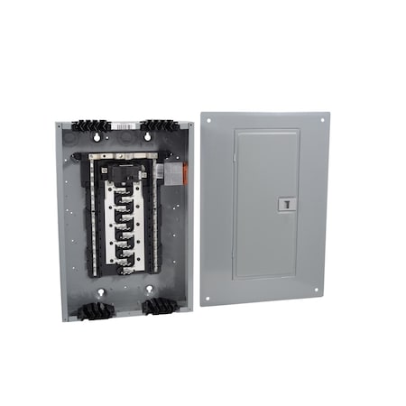 Square D Load Center, HOM, 20 Spaces, 100A, 120/240V AC, PoN Convertible Main Breaker, 1 Phase HOM2040M100PQCVP