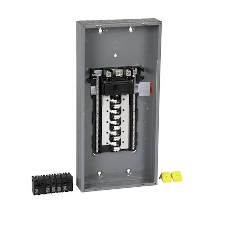 Square D Load Center, HOM, 20 Spaces, 200A, 120/240V AC, PoN Convertible Main Breaker, 1 Phase HOM2040M200PCVP