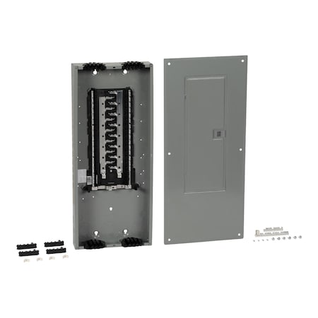 Square D Load Center, HOM, 30 Spaces, 125A, 120/240V AC, PoN Convertible Main Lug, 1 Phase HOM3060L125PQGC