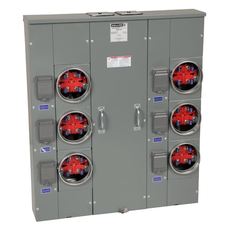 Square D Meter Main, MP, 120/240V AC, Main Lug, 1 Phase MP66125