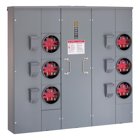 Square D Meter Main, MP, 120/240V AC, Main Lug, 1 Phase MP86200