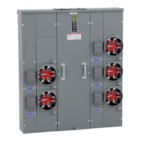 Square D Meter Main, MPH, 120/240V AC, Main Lug, 1 Phase MPH55125