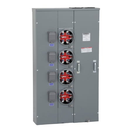 Square D Meter Main, MPH, 120/240V AC, Main Lug, 1 Phase MPH64200